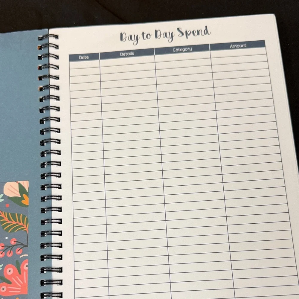 Budget Planner - Colorful Floral Design